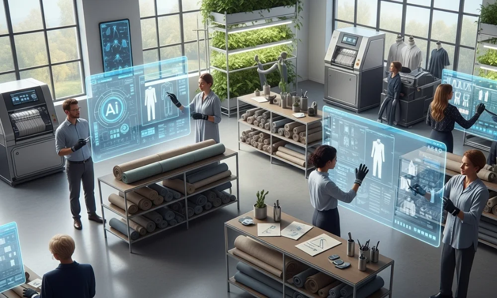 AI-driven sustainable fashion lab