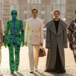 International fashion trends on runway with diverse models