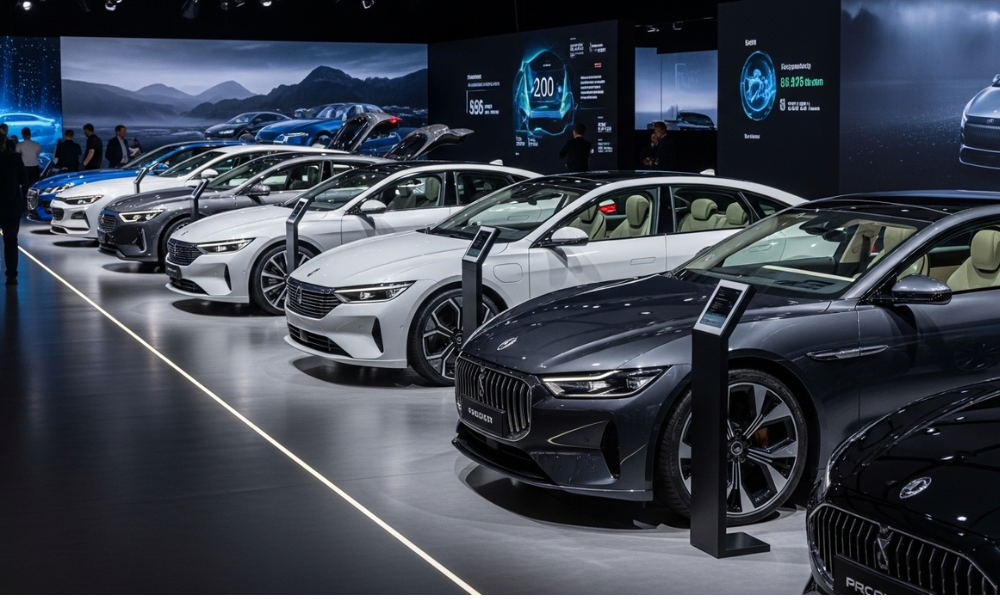 Lineup of upcoming electric luxury car models from leading automakers in 2025
