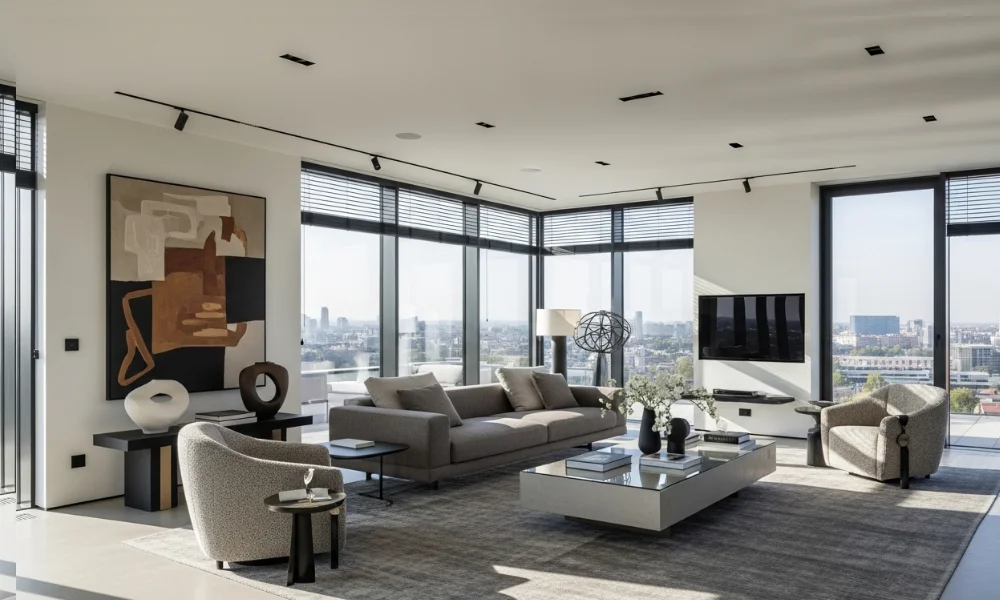 Modern luxury living room