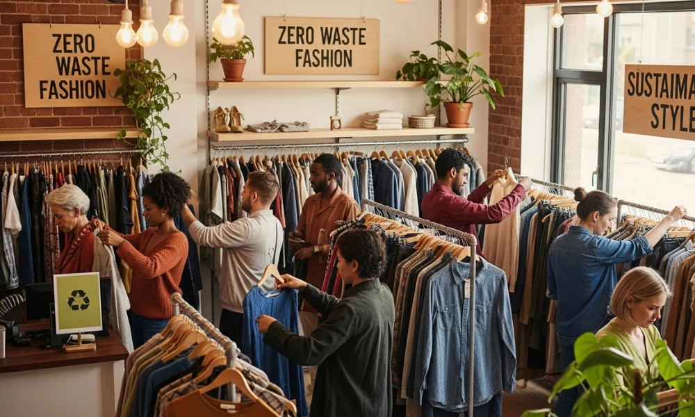 Zero waste sustainable fashion