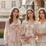 Coquette fashion trends in lace