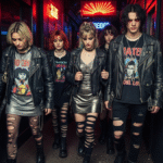 Indie sleaze 2025 gritty glam street style