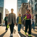 Street style trends in city fashion
