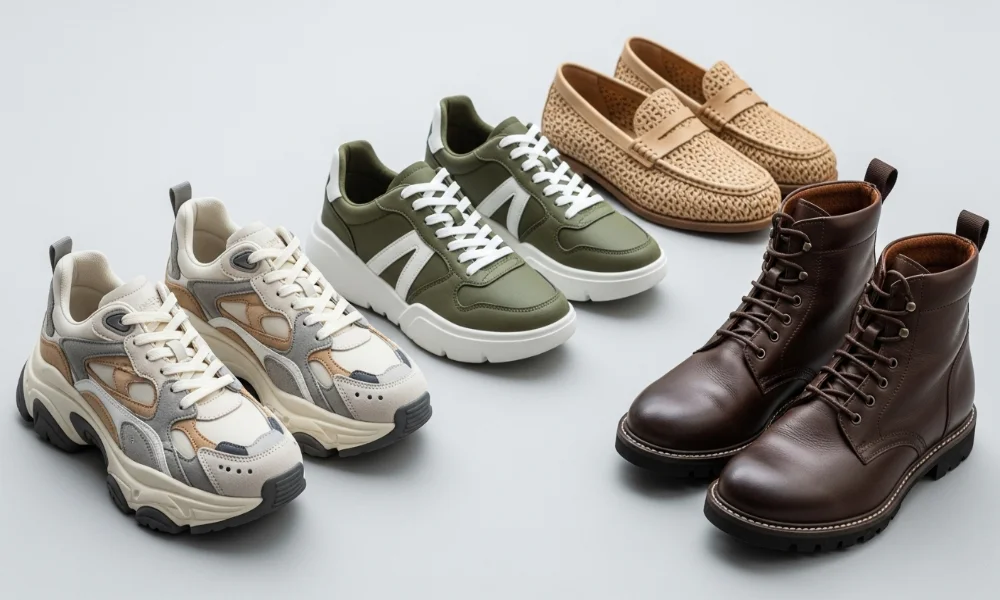 Four stylish men’s shoe trends 2025