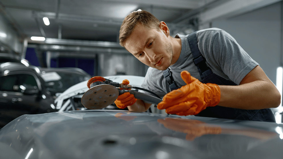 removing super glue on car 