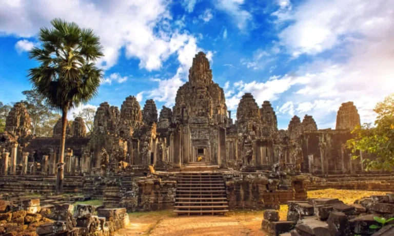 Ancient Bayon temple, Angkor Thom, Cambodia