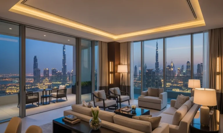best luxury hotels in Dubai with Dubai cityscape view