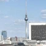 Berlin cityscape with TV Tower and buildings