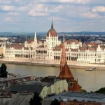 Budapest Parliament building by the Danube