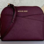 Michael Kors burgundy crossbody bag