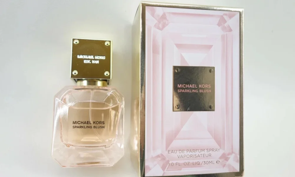 Michael Kors Sparkling Blush perfume and box