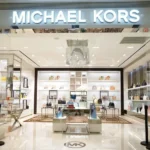 Michael Kors store with handbags on display