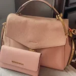 Pink Michael Kors purse and wallet