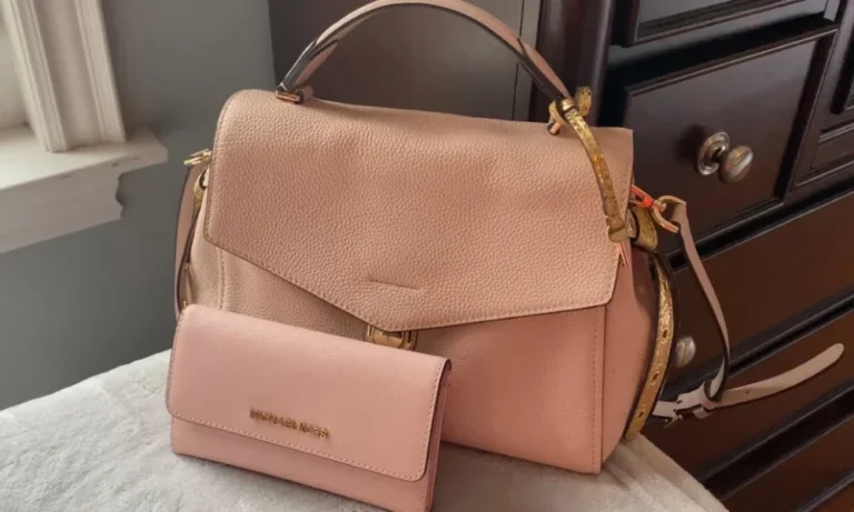 Pink Michael Kors purse and wallet