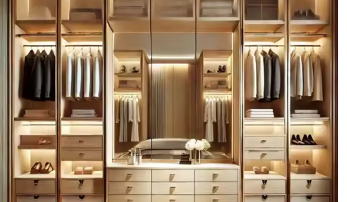Luxury custom closet storage