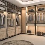 Modern walk in closet design