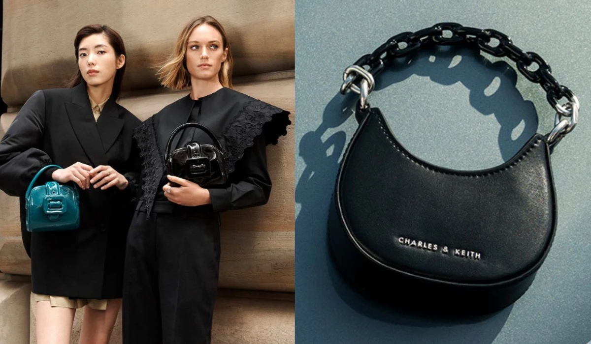 Women with luxury handbags