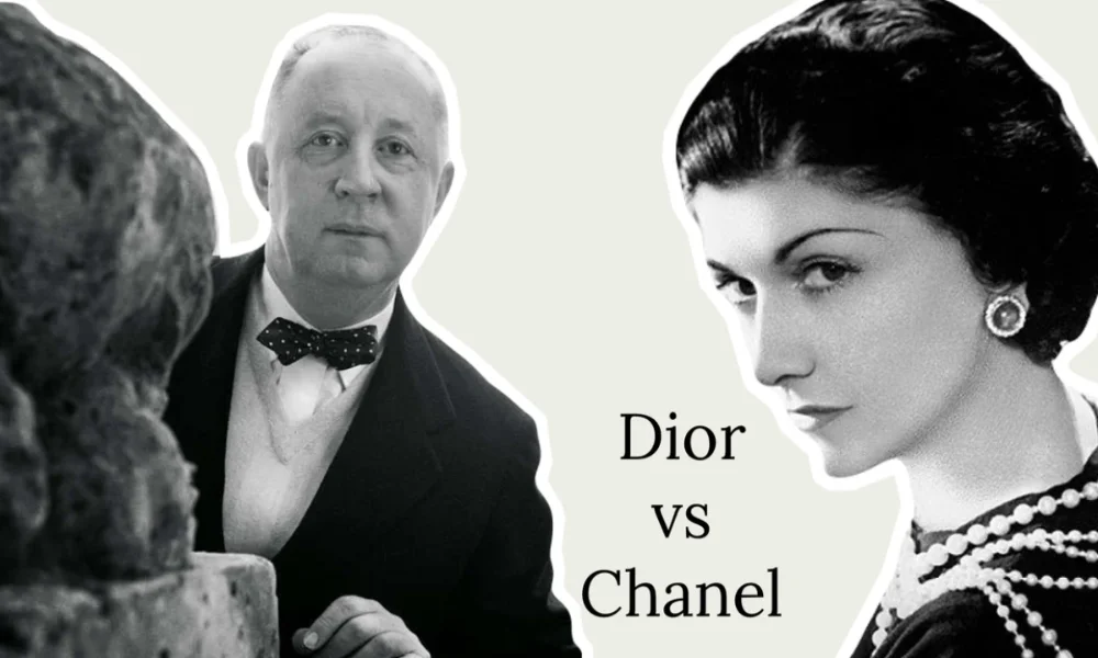 Christian Dior and Coco Chanel portraits