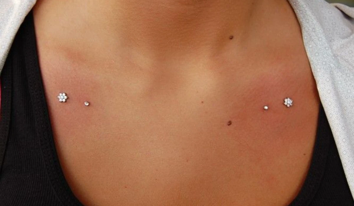Dermal piercing aftercare rules checklist showing critical do and do not parameters for healing