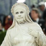 Heidi Klum Marble Statue Met Gala 2026