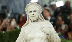 Heidi Klum Marble Statue Met Gala 2026