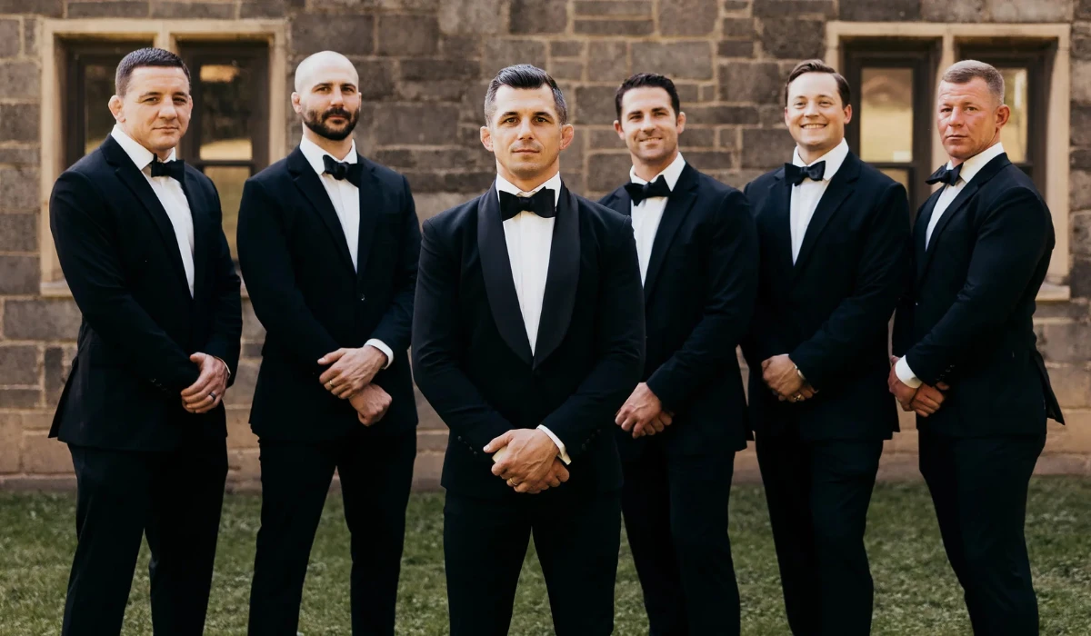 Tuxedo. Not a suit