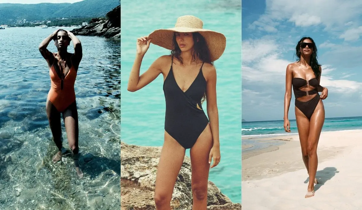 9. A Premium Solid One-Piece Swimsuit