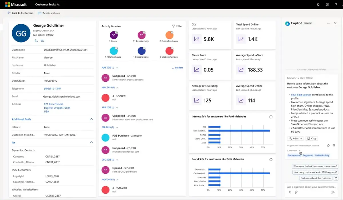 20. Dynamics 365 Customer Insights