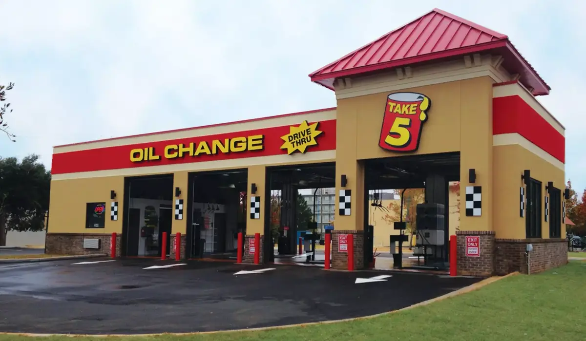 12. Take 5 Oil Change