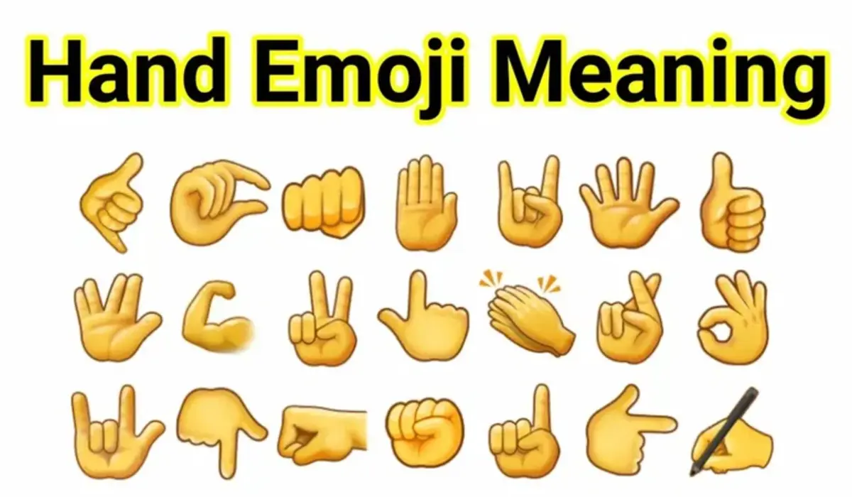 Hand Gesture Emoji Symbols Meaning
