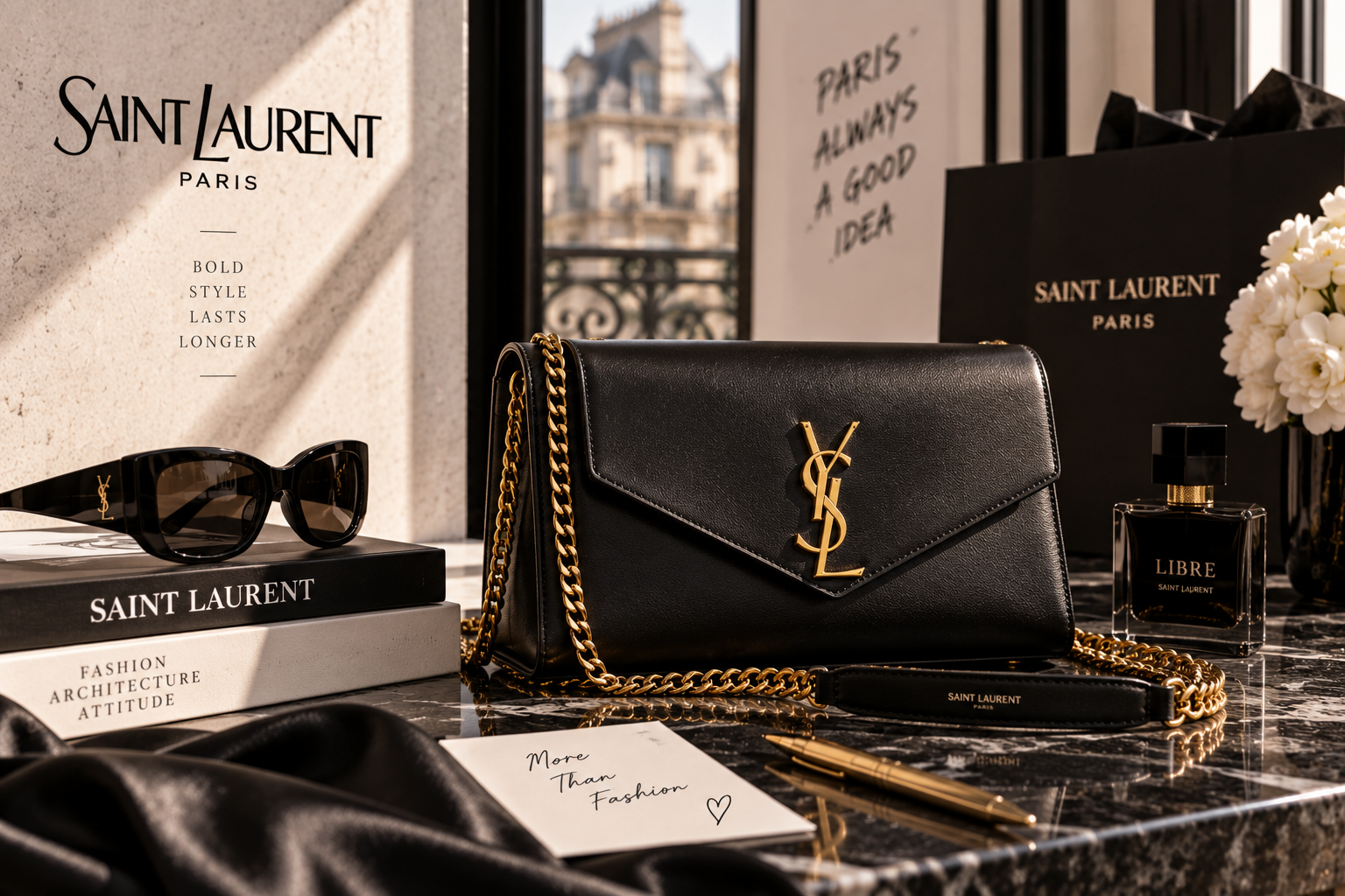 7. Saint Laurent: Luxury With an Edge