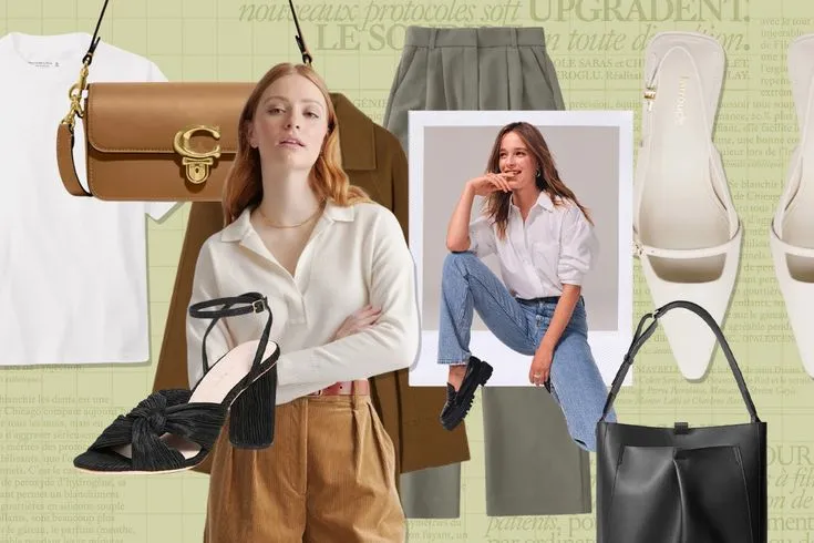 Chic neutral everyday outfit inspiration board
