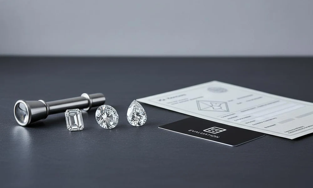 Solitaire diamond engagement rings in white gold, yellow gold, and rose gold.