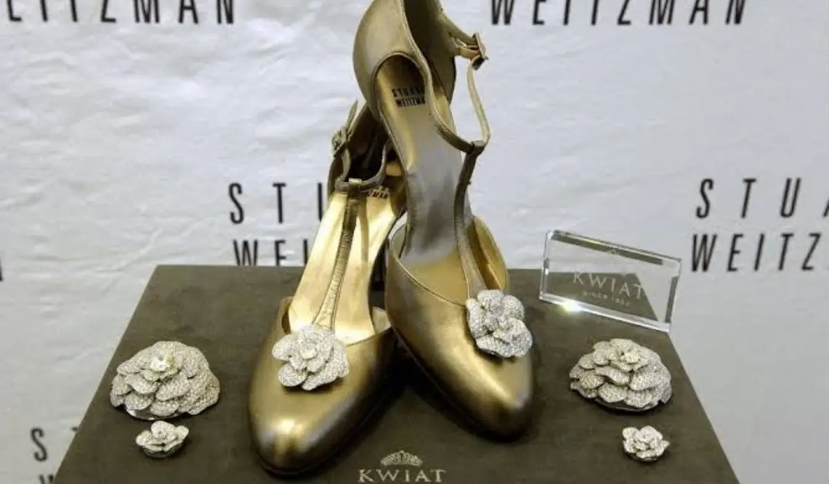 10. Stuart Weitzman Retro Rose Pumps — Around $1 Million