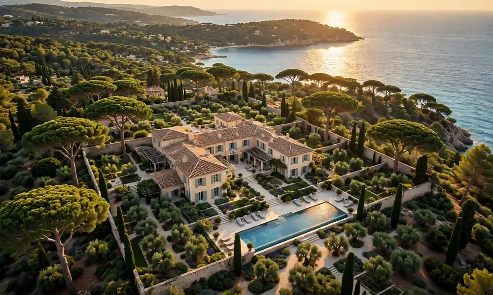 Luxury villa on Saint-Tropez peninsula with garden and privacy
