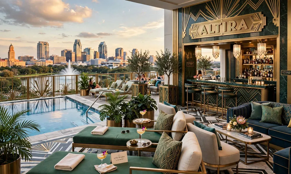 ette hotel boutique luxury pool and wellness interior in Kissimmee Florida