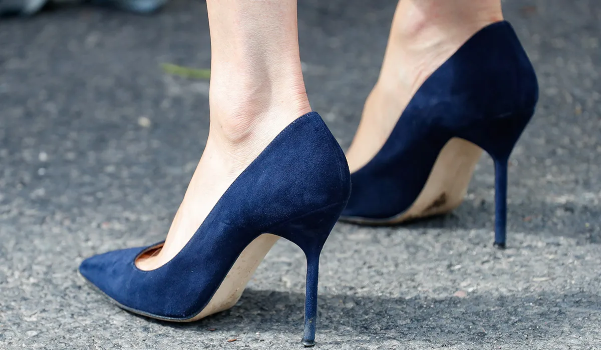7. Stuart Weitzman Tanzanite Heels — Valued at Around $2 Million