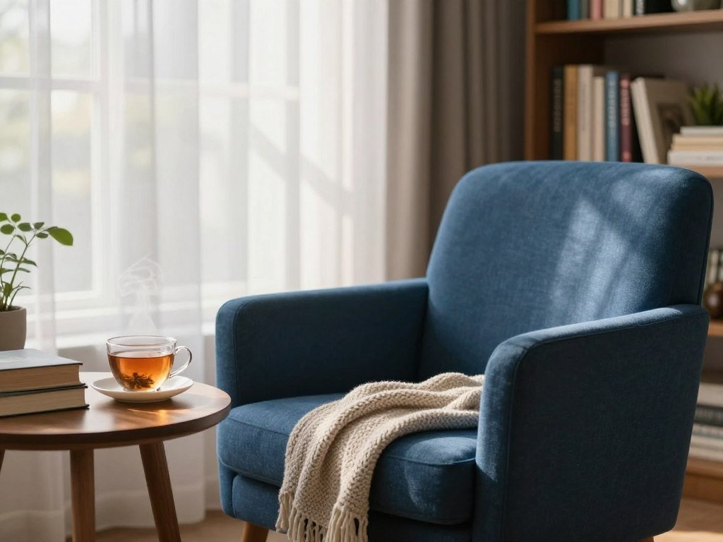 A quiet reading corner and unhurried time at home