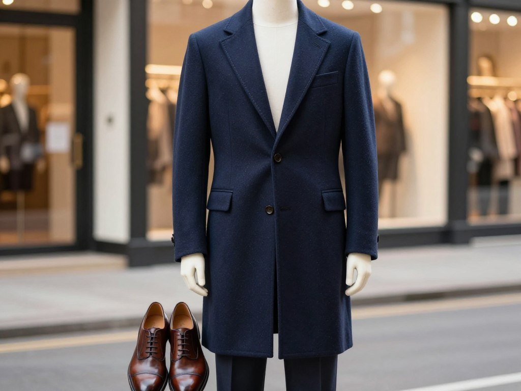 A well-fitting coat and shoes chosen for regular wear