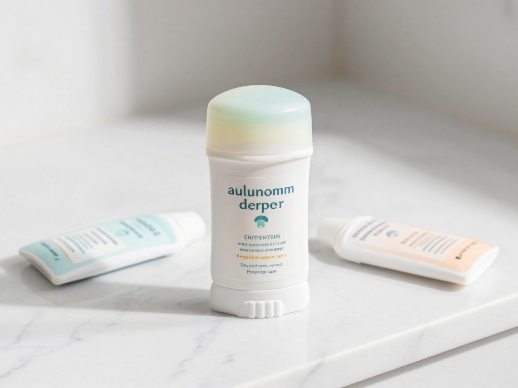 Aluminum-free deodorant beside two antiperspirant ingredient labels Aluminum-free deodorant beside two antiperspirant ingredient labels