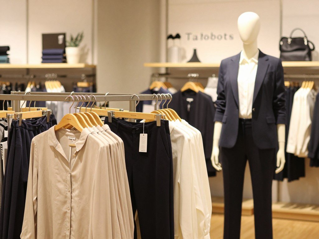 Ann Taylor and Talbots pieces in a clothing retailer comparison Ann Taylor and Talbots pieces in a clothing retailer comparison