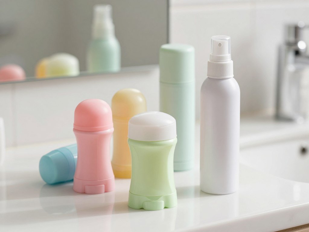 Antiperspirant sticks and a dry spray for sweat control Antiperspirant sticks and a dry spray for sweat control