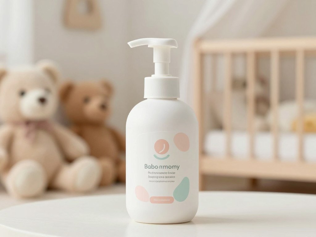 Babo fragrance-free baby shampoo with a pump dispenser