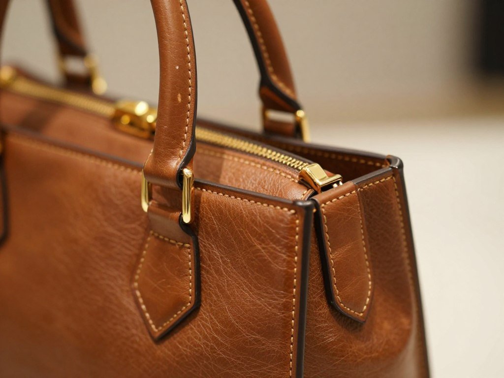Bag corners and handles shown in close-up listing pictures Bag corners and handles shown in close-up listing pictures