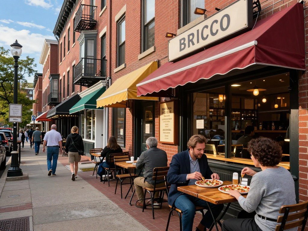 Bricco and Regina Pizzeria among North End restaurants Bricco and Regina Pizzeria among North End restaurants