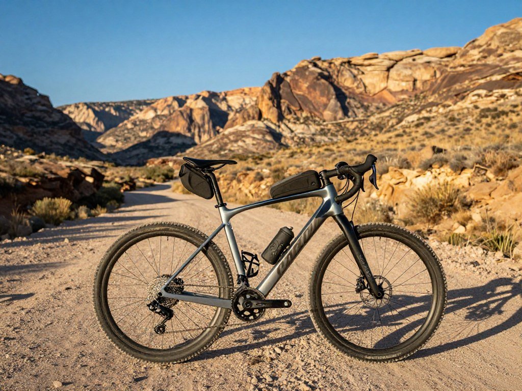 Canyon endurance road bike set up for long rides over rough pavement