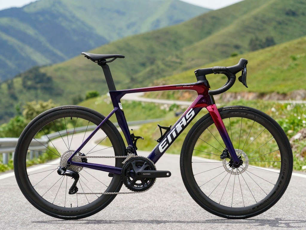 Carbon Aethos road bike ready for climbing and everyday rides