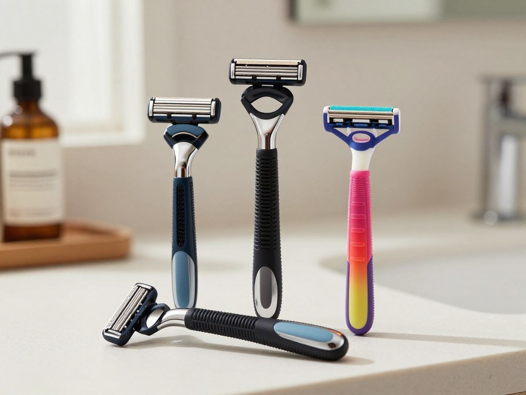 Cartridge, disposable, safety, foil, and rotary razor types Cartridge, disposable, safety, foil, and rotary razor types