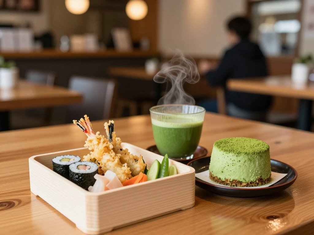 Casual Japanese lunch and matcha dessert in San Francisco Casual Japanese lunch and matcha dessert in San Francisco